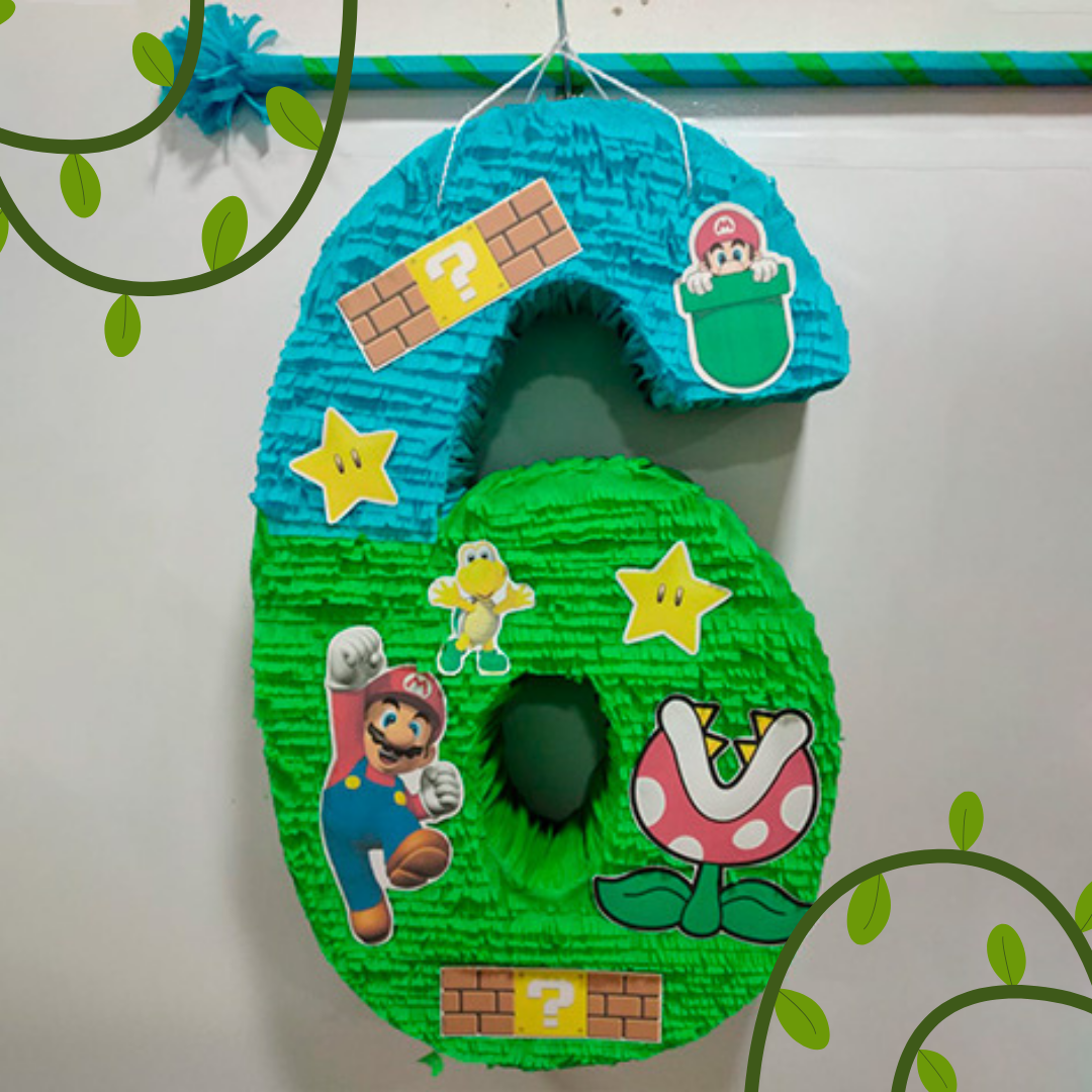 Piñata Número del Tema 70cm (8LB)