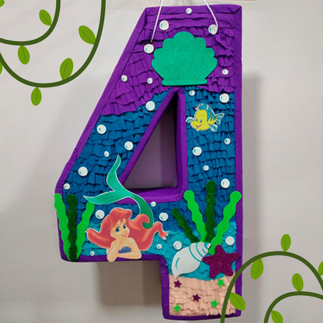 Piñata Número del Tema 70cm (8LB)