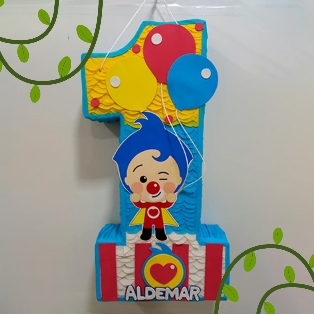Piñata Número del Tema 70cm (8LB)