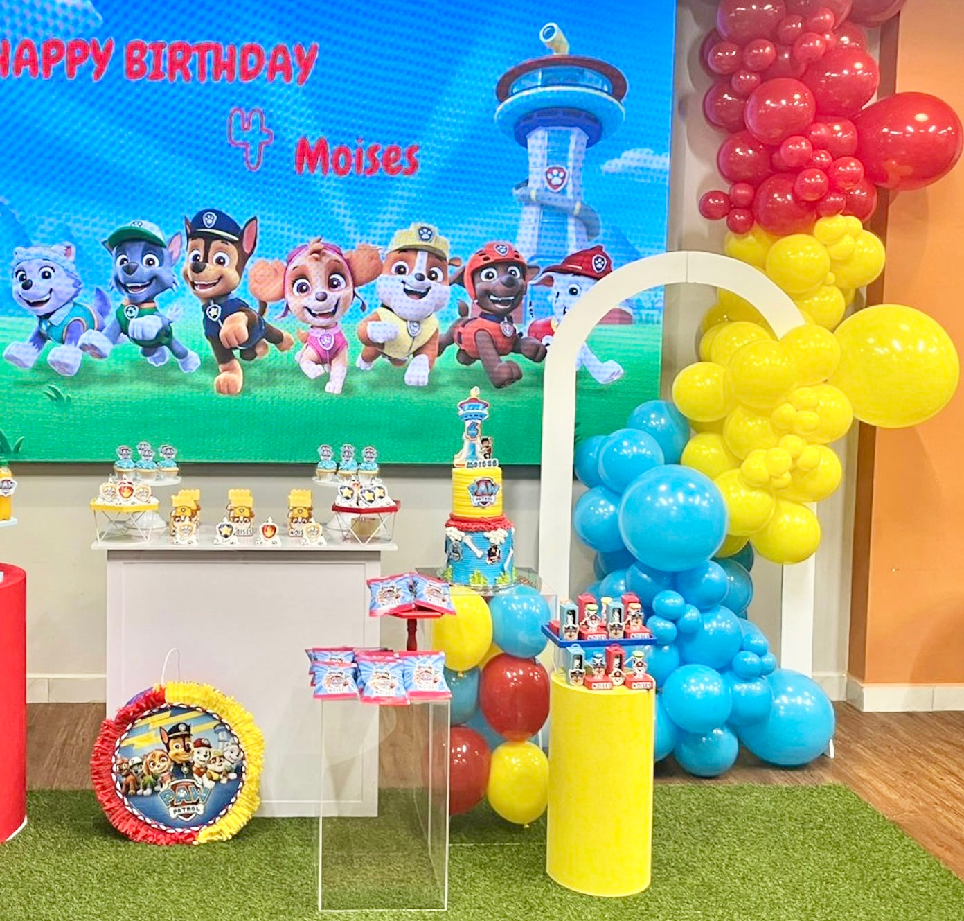 Mampara Arco con Globos